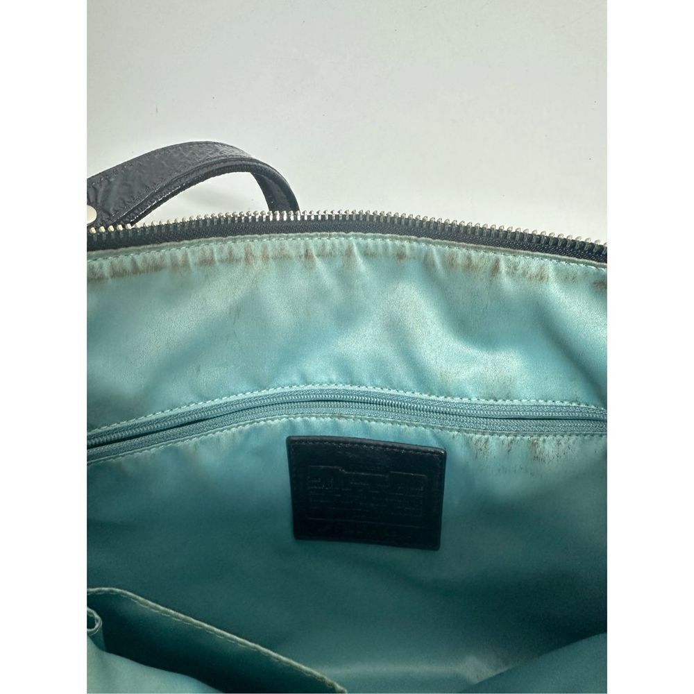 COACH Signature Sateen Canvas Tote Bag Black F1221-18979 See Description - Picture 8 of 15